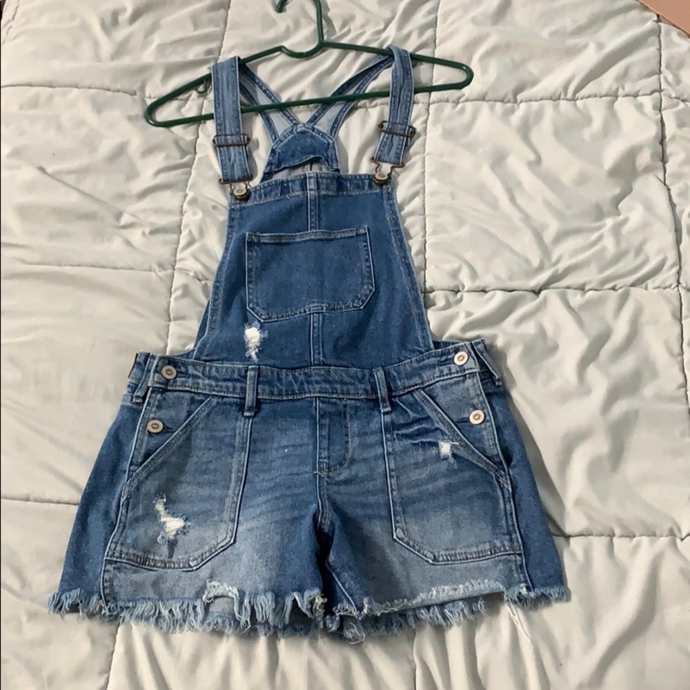 Denim overalls (short)